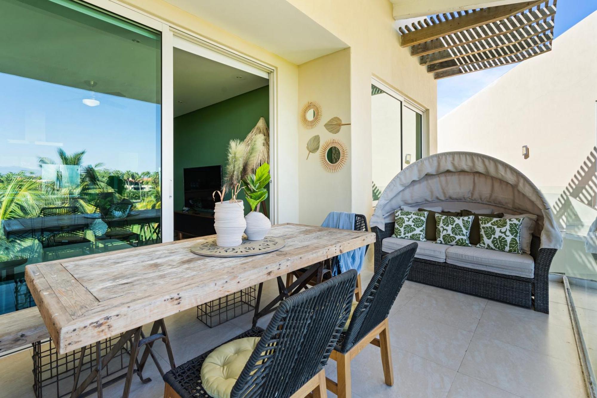 Stylish Peninsula Golf 3Br Oasis With Pool Apartment Nuevo Vallarta Exterior photo